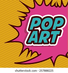 Pop art design, vector illustration