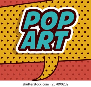 Pop art design, vector illustration