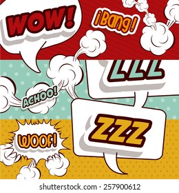 Pop art design, vector illustration