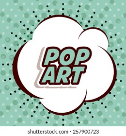 Pop art design, vector illustration