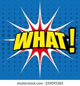 Pop art design, vector illustration.