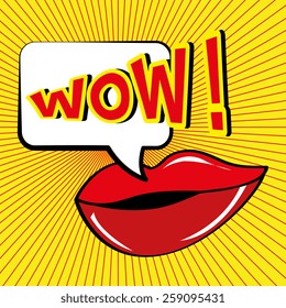 Pop art design, vector illustration.