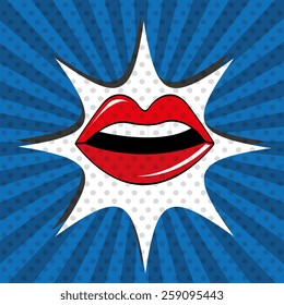 Pop art design, vector illustration.