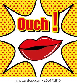 Pop art design, vector illustration.