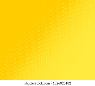 Pop art diagonal yellow comic background.