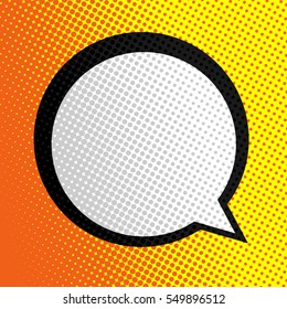 Pop Art Dialogue Bubble Dialog Box Stock Vector (Royalty Free ...