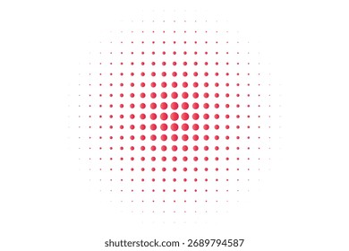 Pop art dot background. Pop art halftone spotted element. Halftone blue color dot. Pop art dotted on white background. Cartoon pop art circle, comic style bubble template