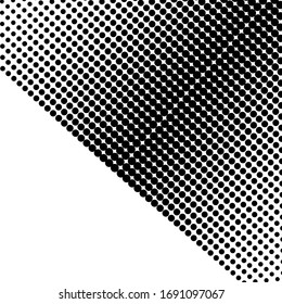 El arte pop tiene fondo. Papel pintado monocromo geométrico desvanecido.  Diseño geométrico en blanco y negro de semitono. Dibujo de arte pop. Patrón retro. Portada de la revista de historietas. Estilo de los años 90.