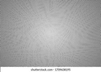 Pop art dots background. Geometric vintage monochrome fade wallpaper.  Halftone black and white geometric  design. Pop art print. Retro pattern. Comics book magazine cover. 90-s style.