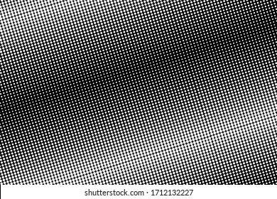 Pop art dots background. Geometric vintage monochrome fade wallpaper.  Halftone black and white geometric  design. Pop art print. Retro pattern. Comics book magazine cover. 90-s style.