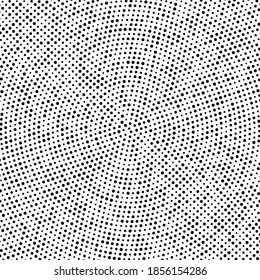 Pop art dots background. Geometric vintage monochrome fade wallpaper. Halftone black and white geometric design. Pop art print. Retro pattern. Comics book magazine cover. 90-s style.