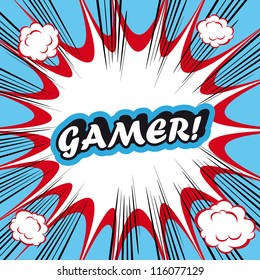 Pop Art explosion Background Gamer!