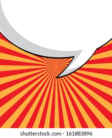 pop art explosion over grunge  background. vector illustration 