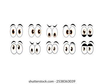 Pop Art Eye Element Set 
