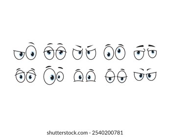 Pop Art Eye Element Set