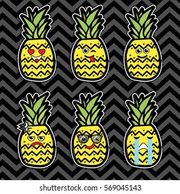 Smiley Face Pineapple Images Stock Photos Vectors Shutterstock