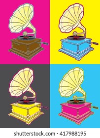 Pop Art Gramophone
