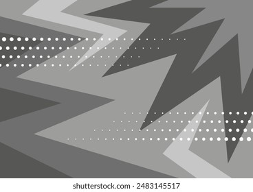 Pop arte fondo gris en estilo de cómic retro con diseño punteado, Ilustración vectorial eps10