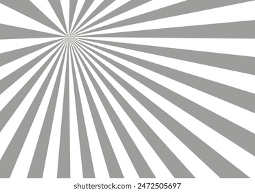 Pop art grey and white comic book cartoon. Vector illustration. Comic book action lines.	
