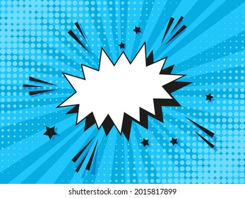 Pop Art Halftone Background Comic Starburst Stock Vector (Royalty Free ...