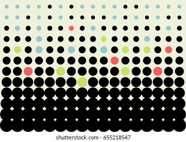 Pop art halftone background in modern style. Vector halftone dots pattern. EPS 8