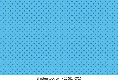 Pop art halftone dotted background. Blue print with half tone effect. Comic blue pattern. Cartoon retro texture with dots. Vector illustration. Abstract modern duotone print.