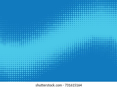 Pop art halftone retro background shapes with comics style
