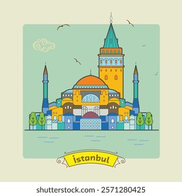 POP ART ISTANBUL, HAGIA SOPHIA MOSQUE, GALATA TOWER