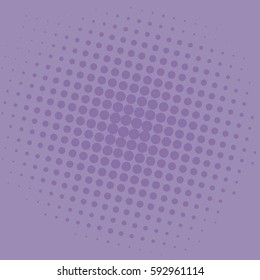 Pop Art Lavender Dots Comic Background Vector Template Design