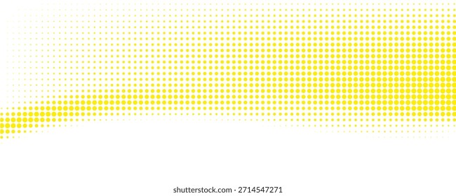 Pop art limão amarelo fundo com padrões de meio-tom em estilo de revista em quadrinhos, ilustração vetorial

