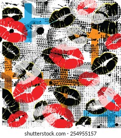 fondo de cuadros de arte pop