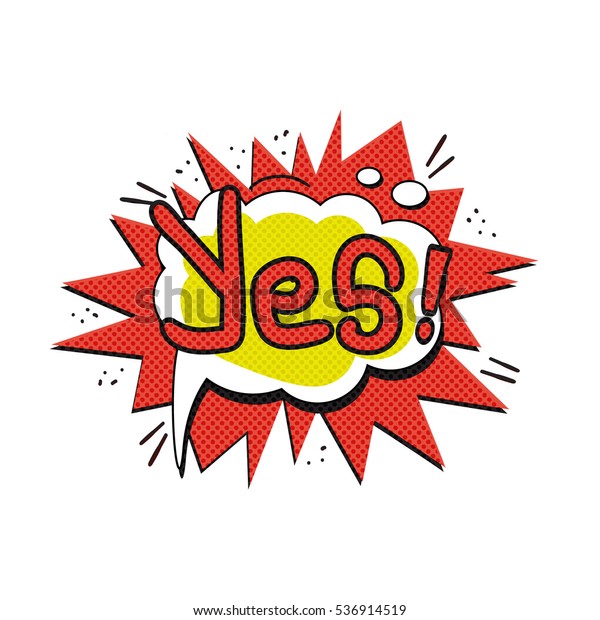 Pop Art Logo Pop Art Yes Stock Vector Royalty Free Pop Art Logo Pop Art Yes Stock Vector Royalty Free