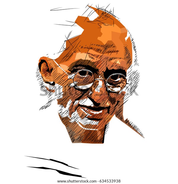 Download Pop Art Mahatma Gandhi Gandhi Leader Stock Vector (Royalty ...