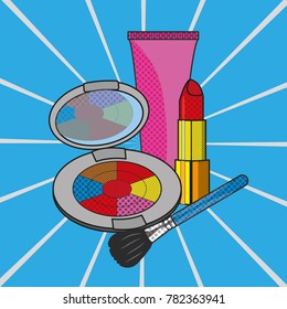 Pop art make up design