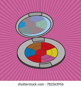 Pop art make up design