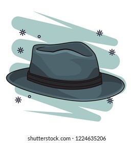 pop art man hat