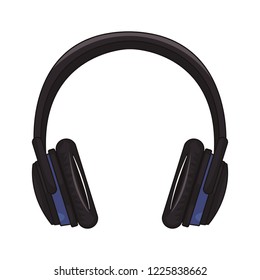 pop art music headphone cartoon