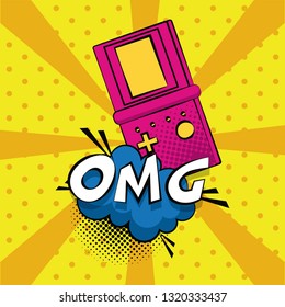 Pop art OMG cartoon Pop art OMG cartoon