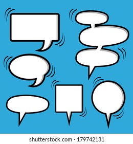 pop art   over  blue   background vector illustration