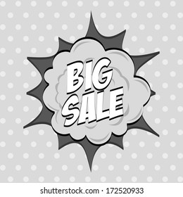 pop art   over gray   background vector illustration