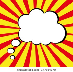 pop art   over  grunge  background vector illustration