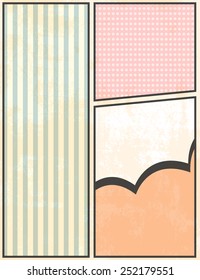 pop art page, illustration in vector format