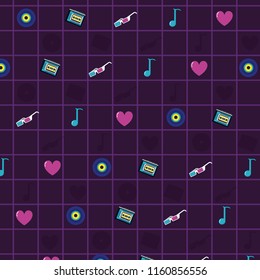 Pop art pattern background