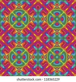 Pop art pattern in funky disco style
