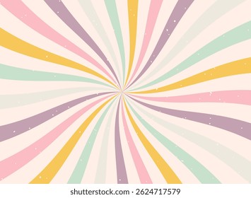 Pop art Pink candy whirlpool background. Twisted background. Swirl pattern. Lollipop pattern. Summer background