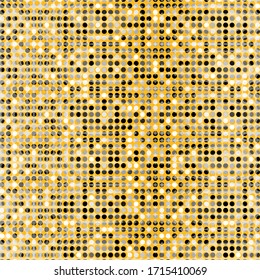 Pop art polka dots background. background. Geometric vintage monochrome fade wallpaper.  Halftone black and yellow geometric  design. Retro pattern. Comics book magazine cover. 90-s style.