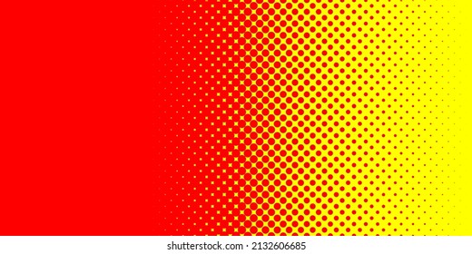 Pop art, polka dots, circles halftone, comic effect pattern