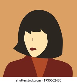 Pop art poster creative portrait. Vector. EPS