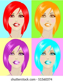 Afiche de arte pop. Ilustración del vector