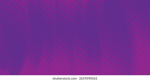 Pop art roxo fundo em estilo de quadrinhos retrô com textura de meio-tom. Desenho animado super-herói divertido design de fundo